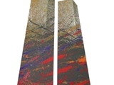 Fantasmagoria WTC NY, dyptyk, olej na plexi, 1991 r.