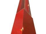 L-90 Nr 1 czyli Sears Tower, olej na płótnie, 350x150 cm