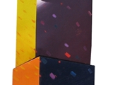 M-88 Nr 2 czyli Sears Tower, olej na płótnie, 230x48 cm
