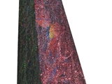 D-90 Nr 2 czyli RCA Building, olej na płótnie, 230x90 cm, 1990 r.