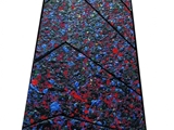 D-90-92 Nr 4, olej na płycie, 44x15 cm, 1992 r.