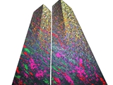L-01 Nr 3 czyli Twin Towers, akryl/olej na płótnie, A = 123x60 cm,  B = 130x83 cm, 2001 r.