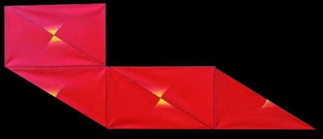 Horizontal monochrome caprice RED