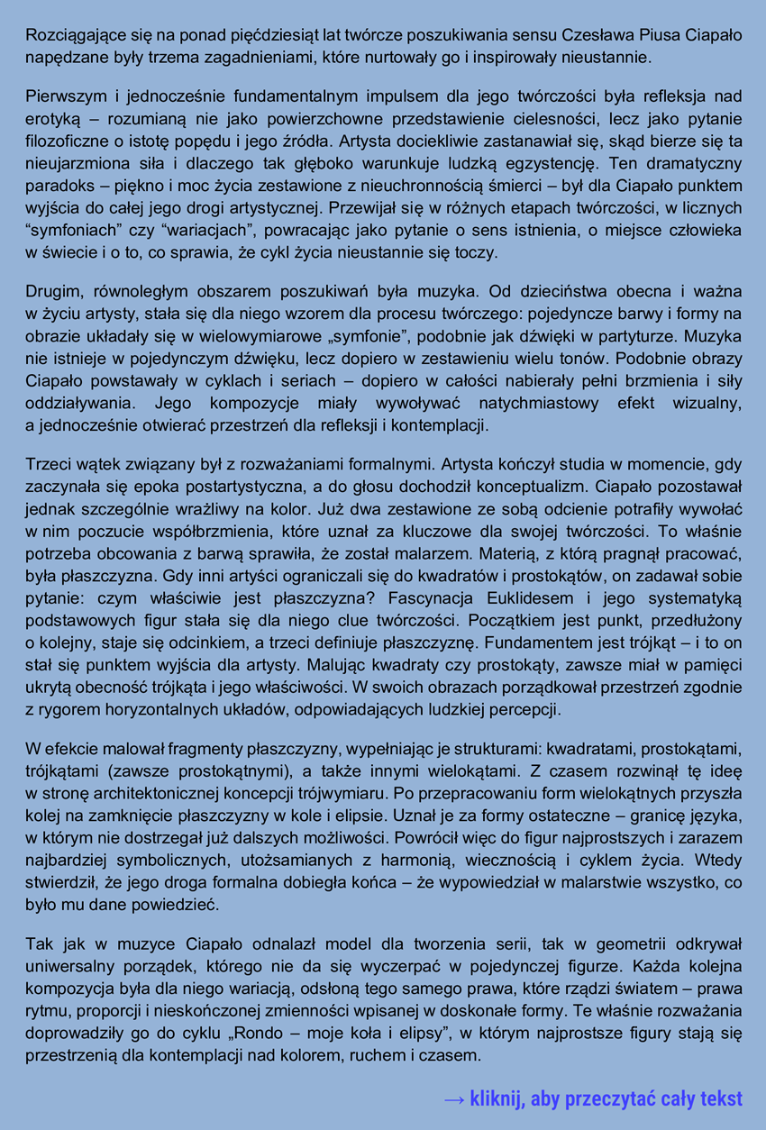 Maja Lipiec | twórczość C.P. Ciapały