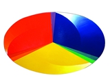 Elipsa chromatyczna pozioma Nr 1, olej na płótnie, 47.5x 76.5, 2004 r.